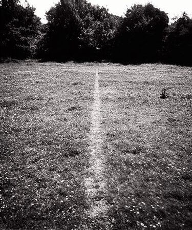 A Line Made by Walking by Richard Long