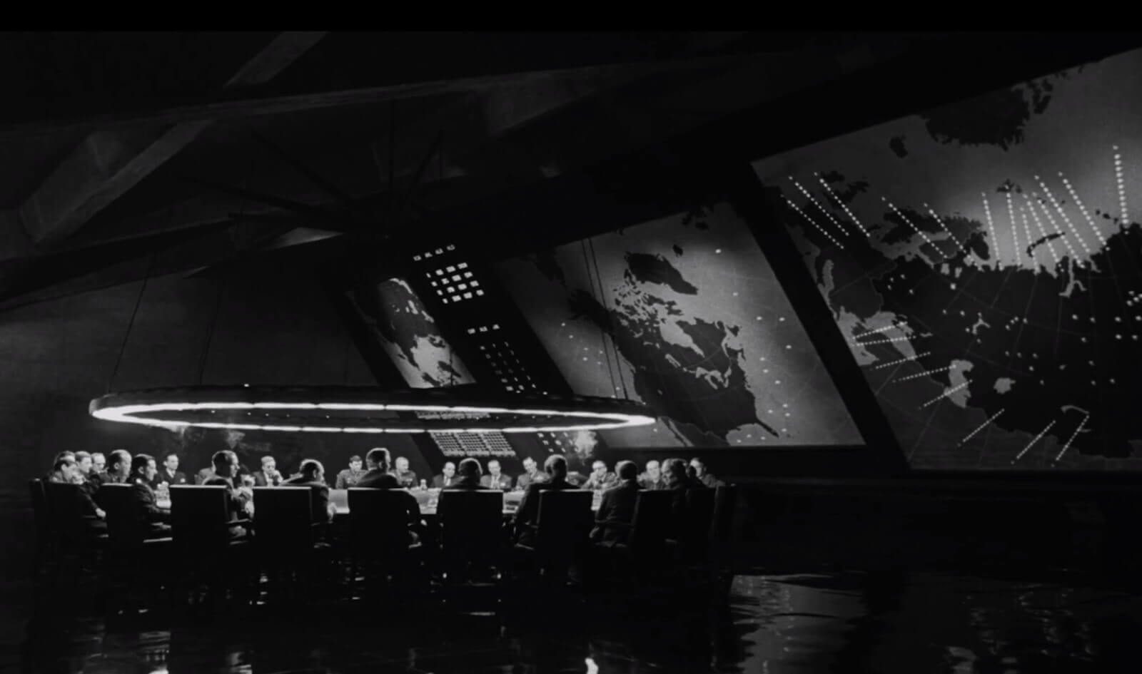 Best Stanley Kubrick Movies - Kubrick Set Design - Dr Strangelove War Room