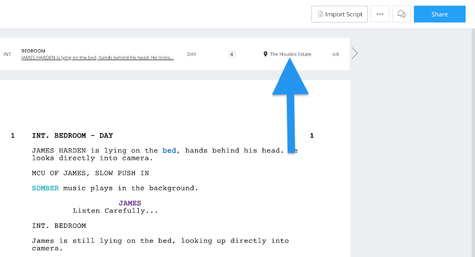 Breakdowns page - Tag physical location