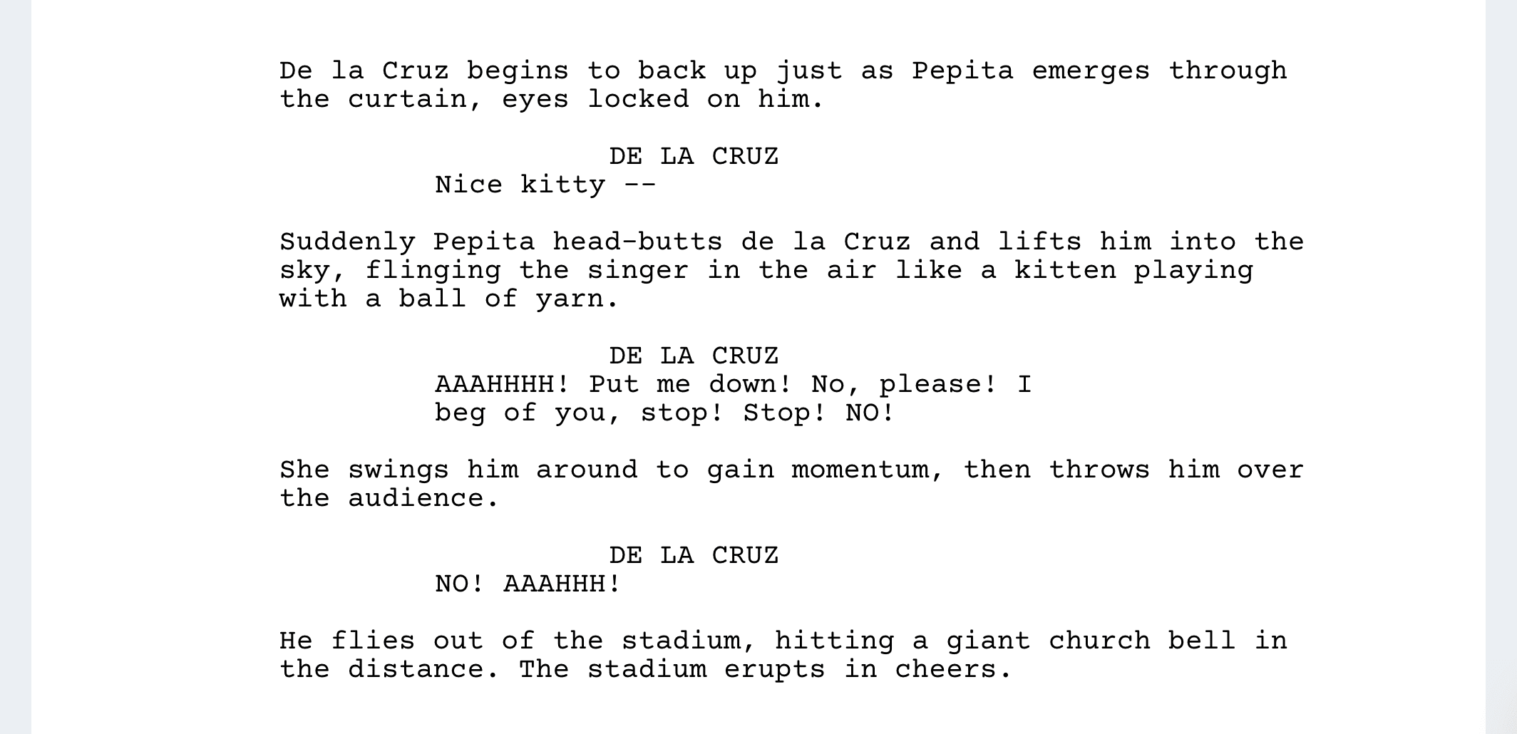 Coco Script Screenplay PDF Download - Pepita Attacks Ernesto - StudioBinder Screenwriting Software