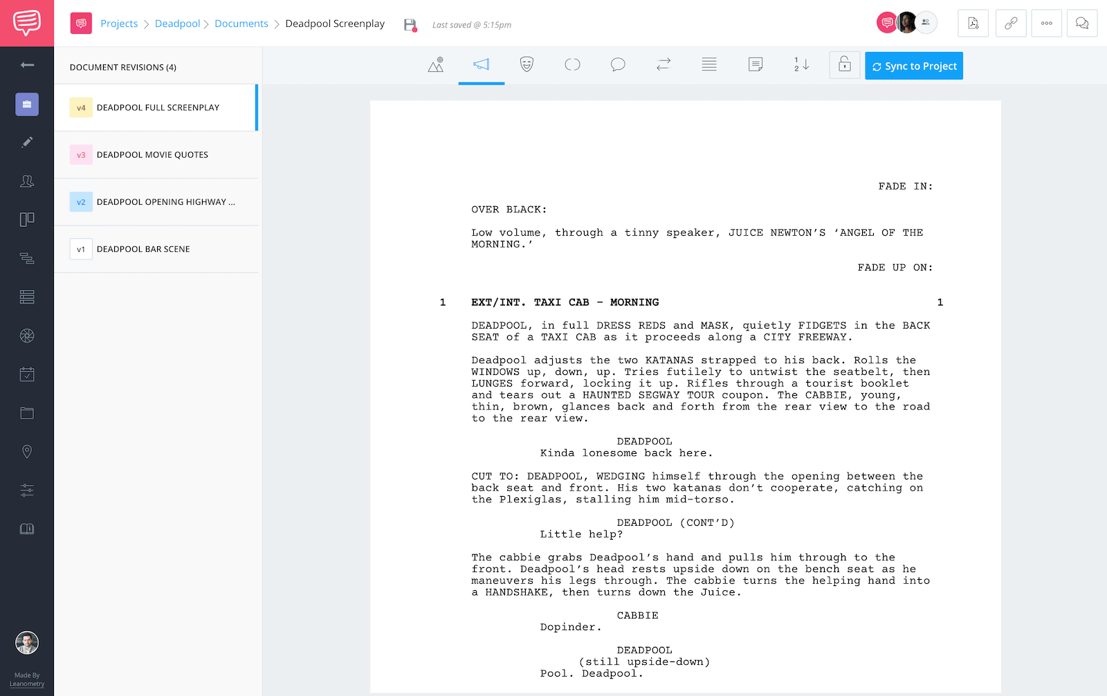 Deadpool script teardown - full screenplay featured image - StudioBinder