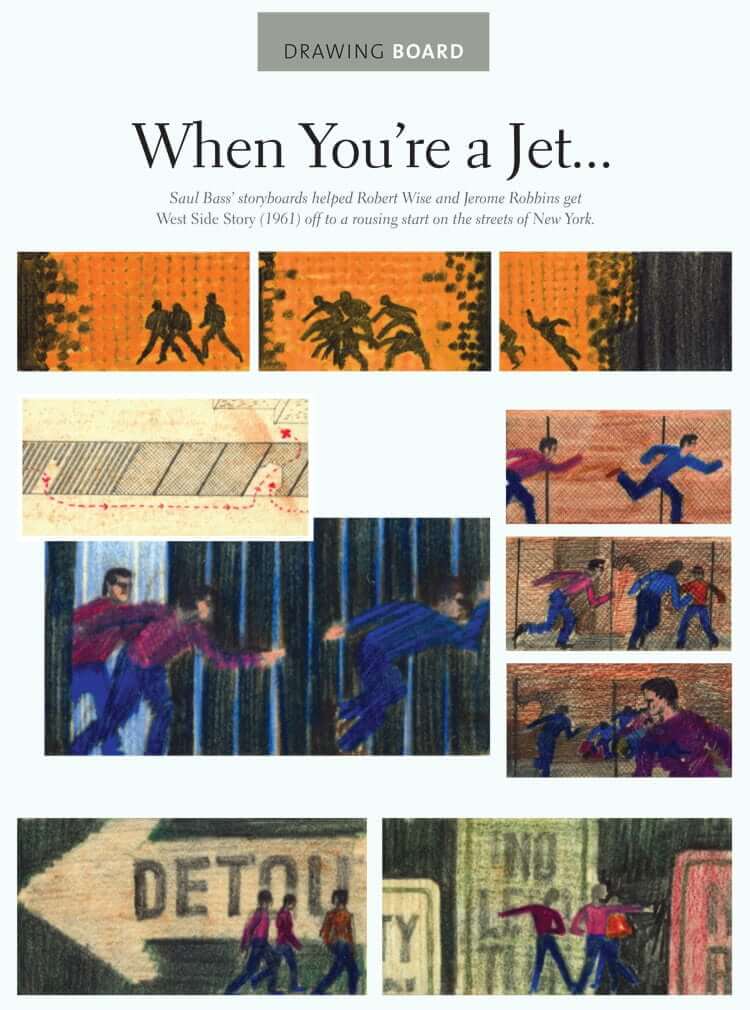 Film Storyboard Examples - Movie Storyboard Sample - West Side Story - StudioBinder