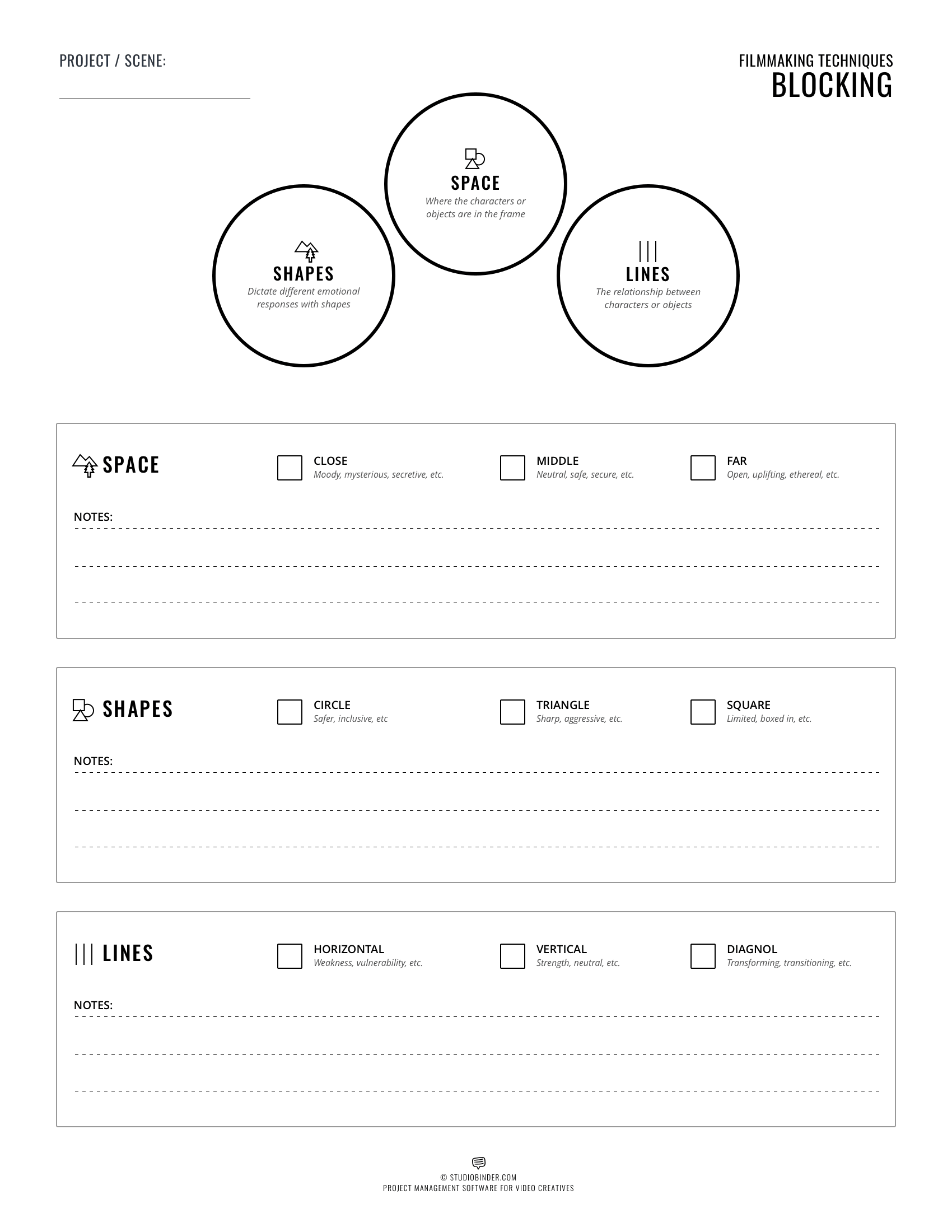 Filmmaking Techniques - Film Blocking