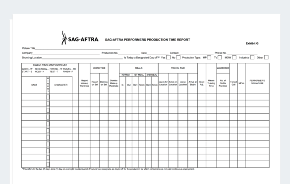 How to Fill Out SAG Exhibit G - A Complete Step-by-Step Guide - Feature