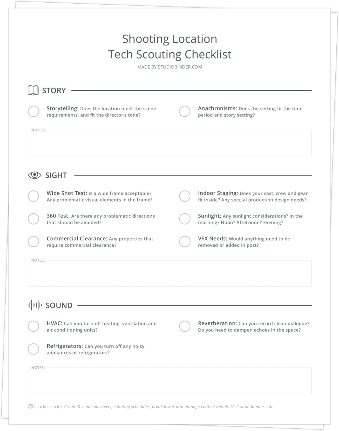 How to Make a Music Video (with free music video script template) - Free location scouting checklist