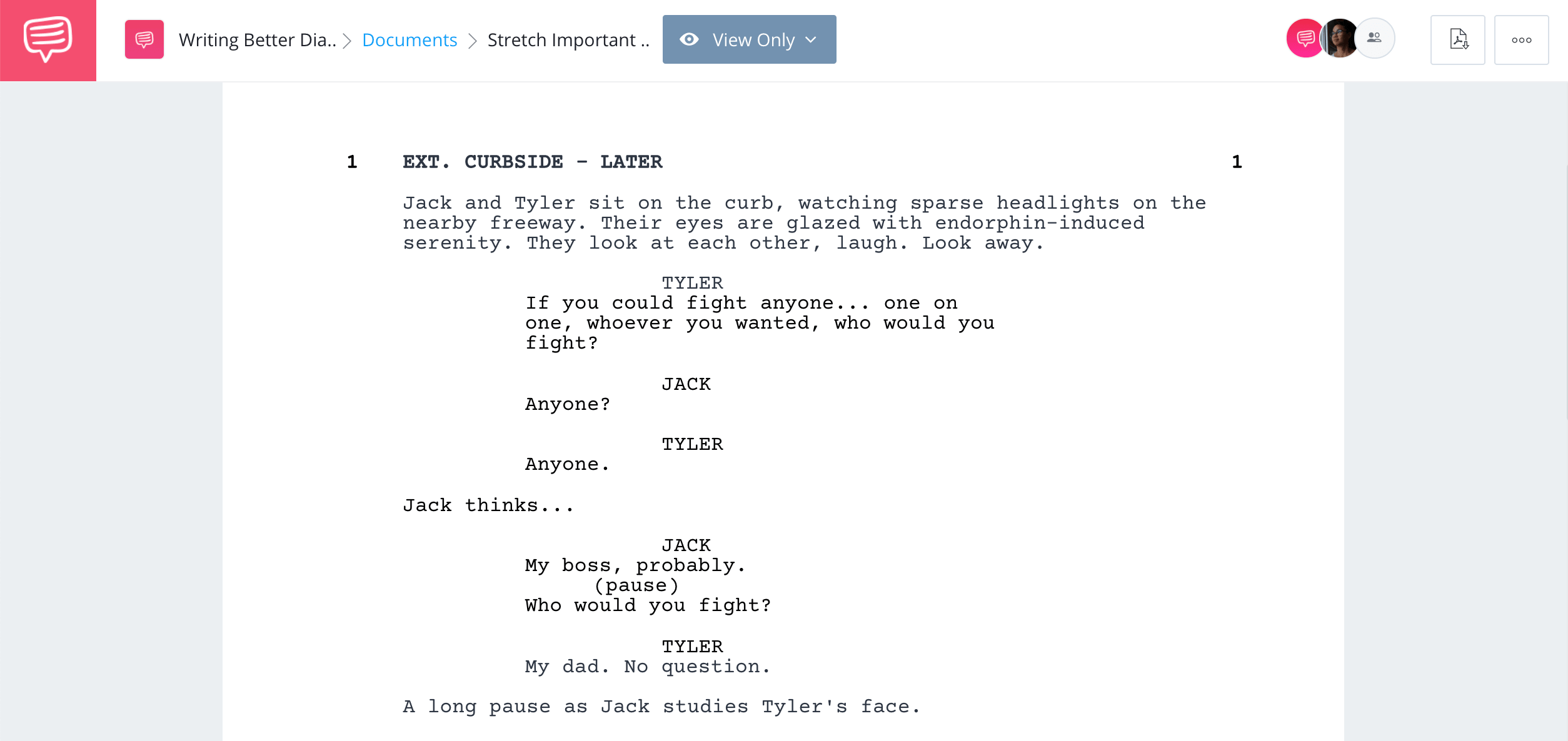 Screenwriting Tips for Better Movie Dialogue - Fight Club - Who Would You Fight - StudioBinder Screenwriting Software