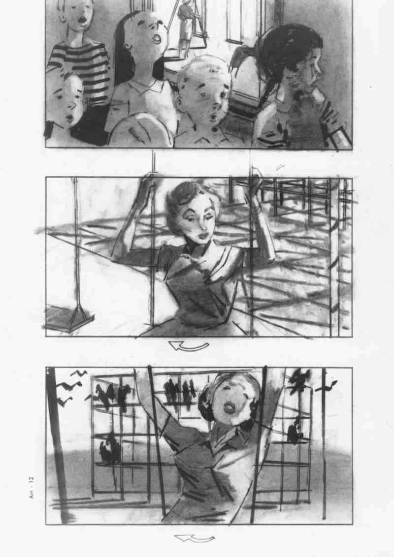 Storyboard Examples - The Birds Storyboard - StudioBinder