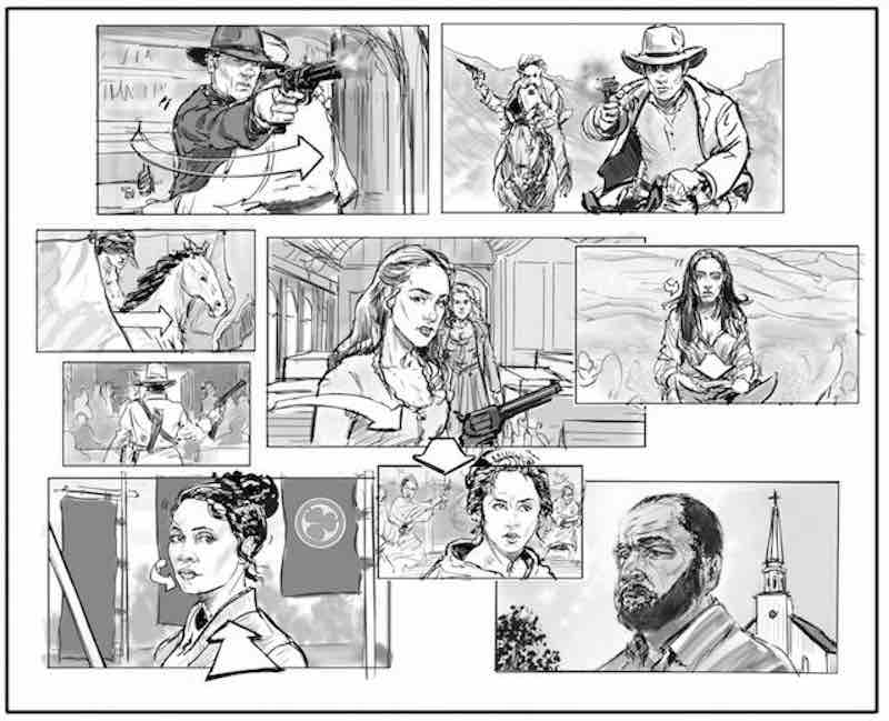 Storyboard Examples - Westworld - Dan Caplan - StudioBinder-min